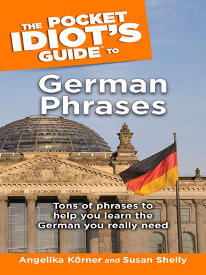 cover image of The Pocket Idiot's Guide to German Phrases